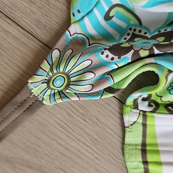 Freya Patterned Bikini Top, 38H - Picture 4 of 8